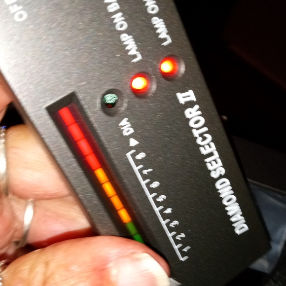 Authentic two carat moissanite earrings with screw back - Picture 2 of 4